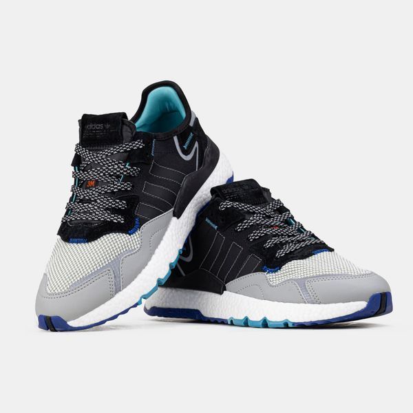 Adidas Nite Jogger Black Grey #art1704-1405328 фото