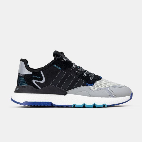 Adidas Nite Jogger Black Grey #art1704-1405328 фото