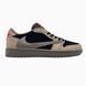 Nike Air Jordan 1 Low x Travis Scott Brown/Black nik-0676-1277114 фото 1