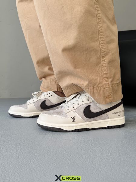 Nike SB Dunk Low x Louis Vuitton Grey/Black nik-0613-1070640 фото
