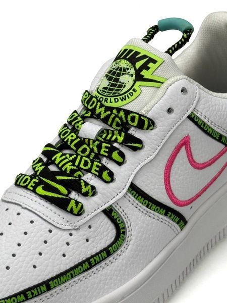 Nike Air Force 1 '07 PRM Worldwide Pack White Pink B6008-1768051 фото