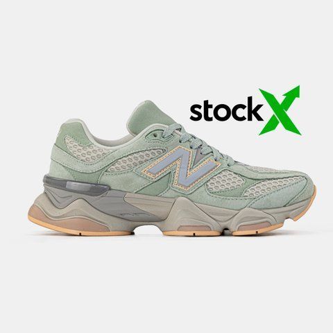 New Balance 9060 Mint Grey Orange #art1503-1196520 фото