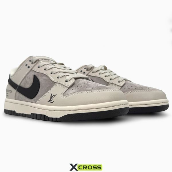 Nike SB Dunk Low x Louis Vuitton Grey/Black nik-0613-1070640 фото