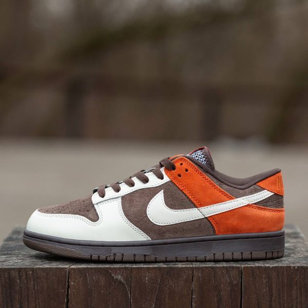 Nike SB Dunk Velvet Brown and Rugged Orange 1604-673192 фото