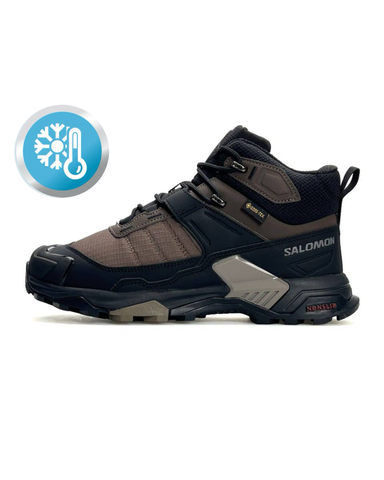 Salomon X Ultra 4 Mid Fur Black Brown А4862-1355893 фото