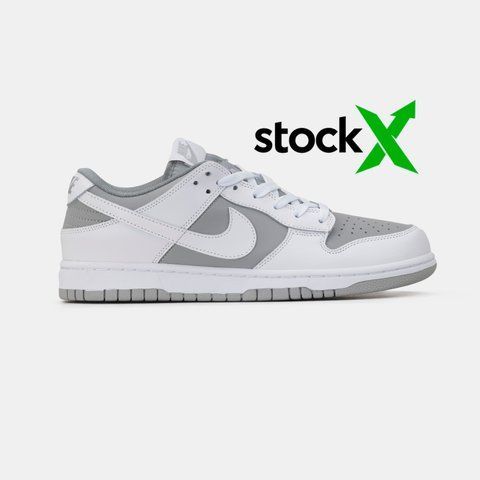 Nike Dunk Low White Grey #art1449-1097160 фото