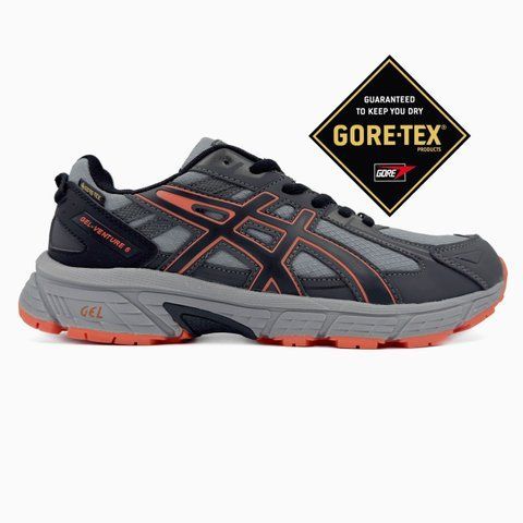 Asics Gel-Venture 6 Grey/Orange Gore-Tex asc-0094-885690 фото