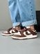Nike SB Dunk Low Brown/White nik-0640-1105898 фото 3