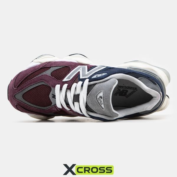 0855 New Balance 9060 Bordo/Blue 0855-327141 фото