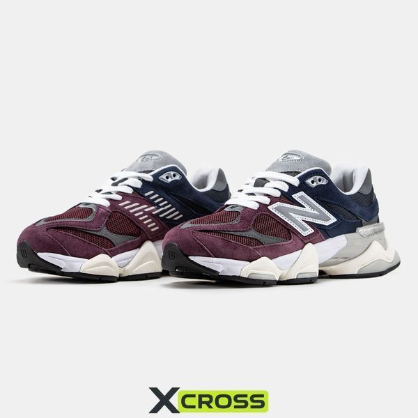 0855 New Balance 9060 Bordo/Blue 0855-327141 фото