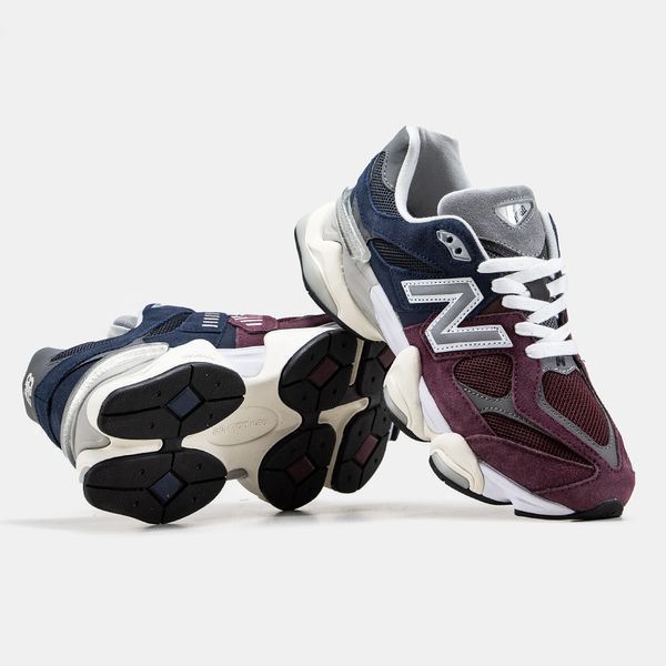 0855 New Balance 9060 Bordo/Blue 0855-327141 фото