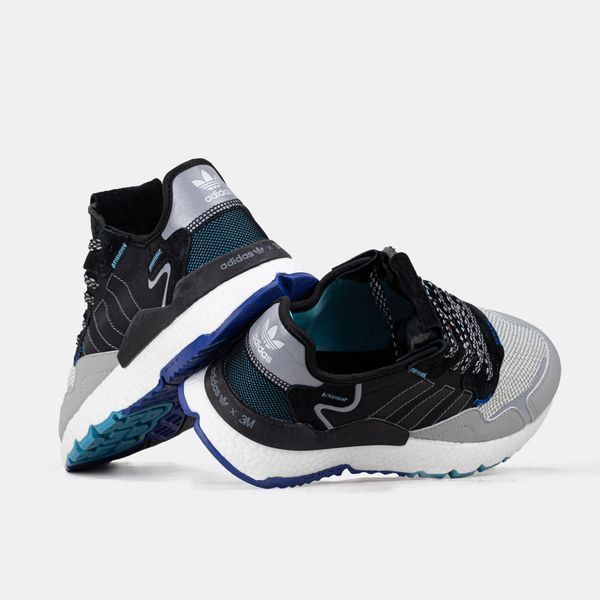 Adidas Nite Jogger Black Grey #art1704-1405330 фото