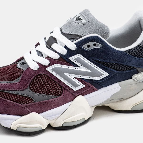 0855 New Balance 9060 Bordo/Blue 0855-327141 фото