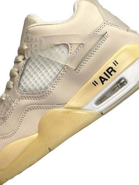 Nike Air Jordan 4 x Off-White Sail B1627-832282 фото