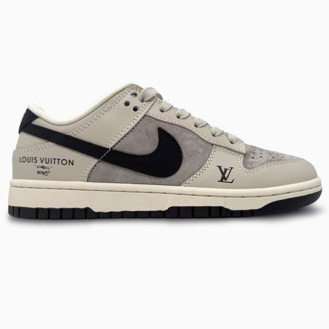 Nike SB Dunk Low x Louis Vuitton Grey/Black nik-0613-1070642 фото