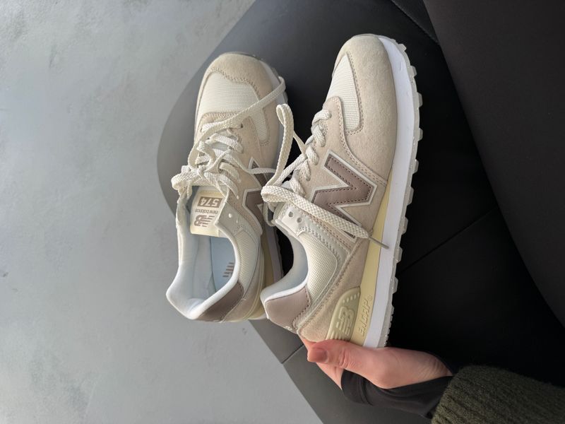 New Balance 574 Linen/Light Mushroom nbl-0461-1428909 фото