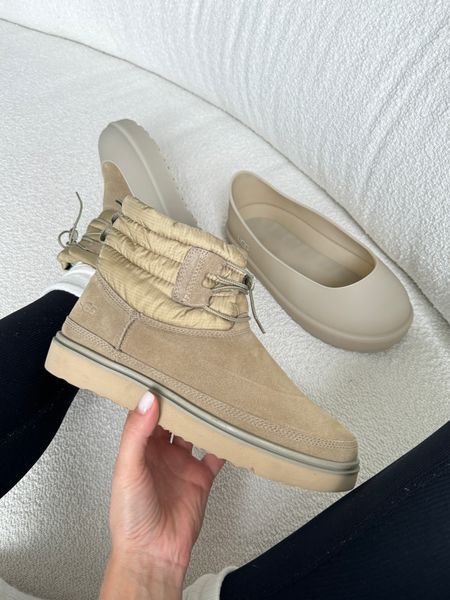 UGG Classic Mini Lace-Up Beige ugg-0067-498682 фото