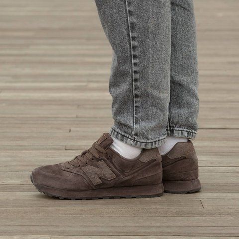 New Balance 574 x Stone Island Ghost Pack Dark Brown 2634-1511551 фото