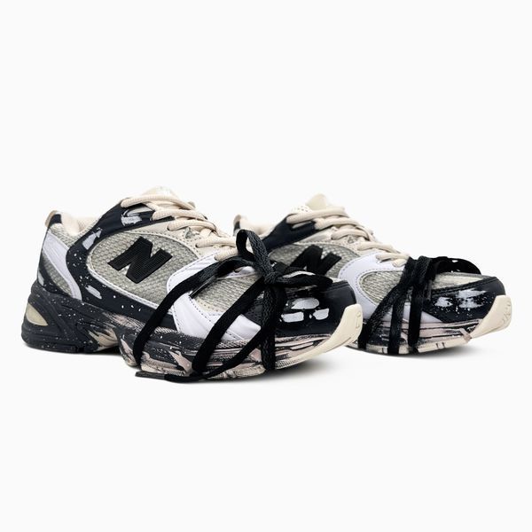 New Balance 530 Custom White/Black/Beige nbl-0473-1448774 фото