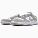 Nike SB Dunk Low White/Grey Textile nik-0639-1105892 фото 2