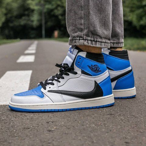 Air Jordan Retro 1 Hihg x Fragment x Trawis Scott 928-1329030 фото