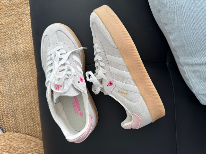 Adidas Samba Beige/Pink adi-0518-1229516 фото