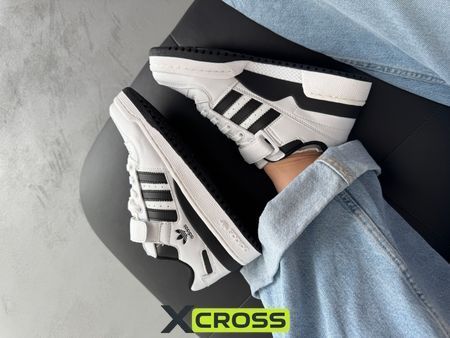 Adidas Forum Low White/Black adi-0582-1617770 фото