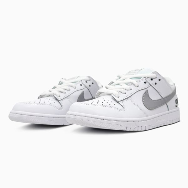 Nike SB Dunk Low x Supreme White/Grey nik-0764-1464727 фото