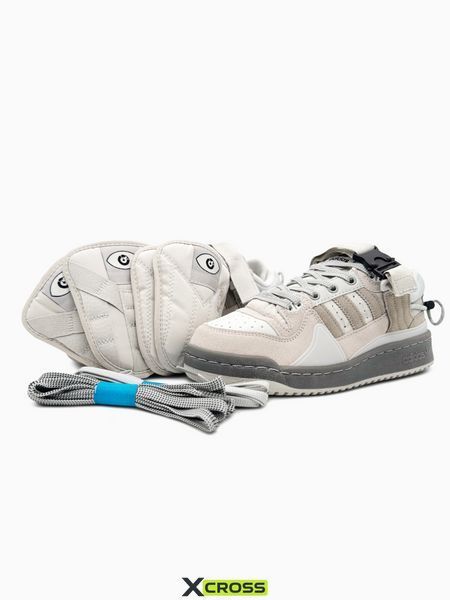 Adidas Forum Low x Bad Bunny Light Grey adi-0294-350909 фото