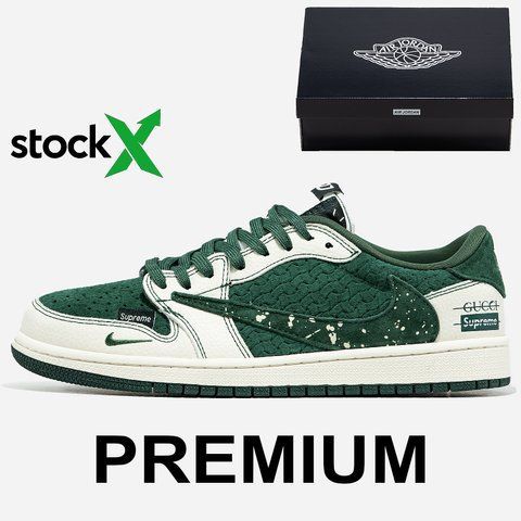 2466 Nike Air Jorgan 1 Low x Travis Scott x Gucci x Supreme 2466-1256037 фото