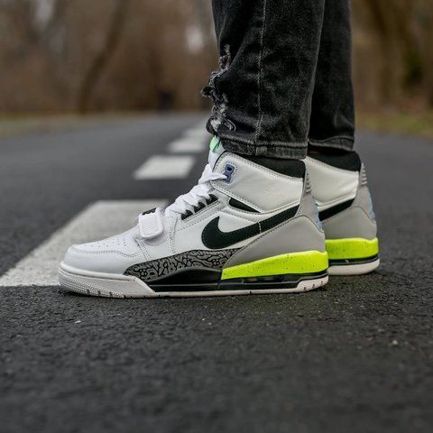Air Jordan Legacy White Green 1568-788937 фото