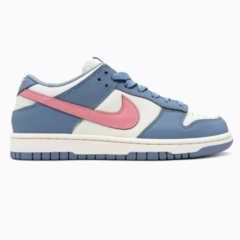 Nike SB Dunk Low White/Blue/Pink nik-0875-1791422 фото