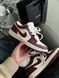 Nike Jordan 1 Retro Low White/Bordo nik-0551-988299 фото 4