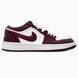 Nike Jordan 1 Retro Low White/Bordo nik-0551-988299 фото 1