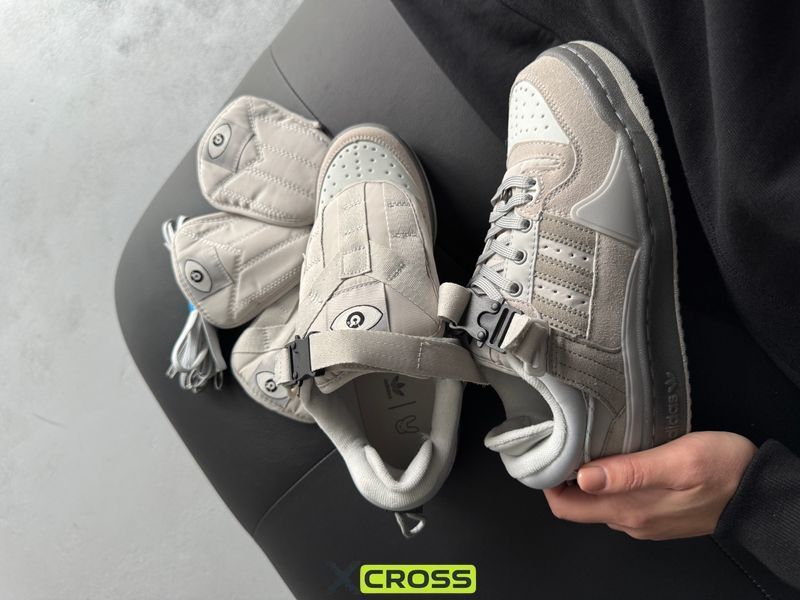 Adidas Forum Low x Bad Bunny Light Grey adi-0294-350909 фото