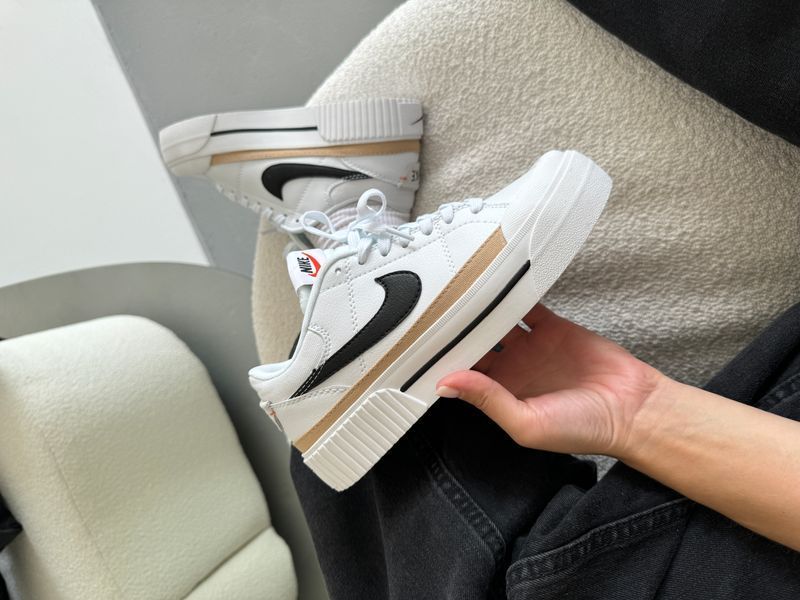 Nike Court Legacy Lift White/Black nik-0381-440289 фото