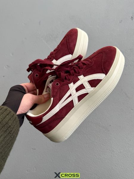 Asics Onitsuka Tiger Tokuten Platform Burgundy asc-0247-1438971 фото