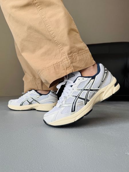 Asics Gel-1130 White/Black/Beige asc-0020-514124 фото