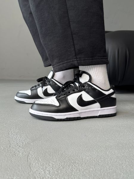 Nike Dunk Low White/Black nik-0392-468241 фото