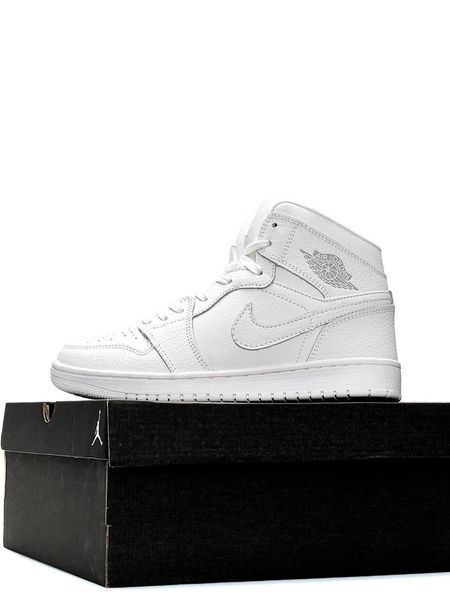 Nike Air Jordan 1 High All White В1361-849482 фото