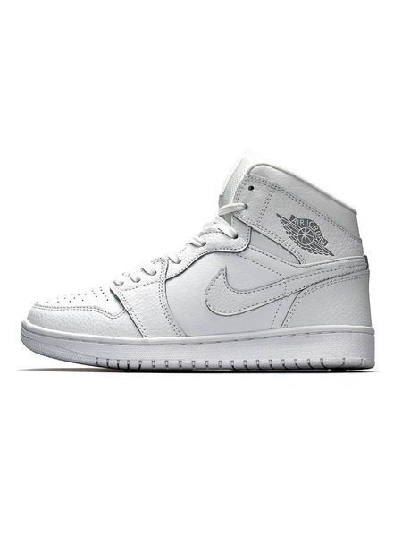 Nike Air Jordan 1 High All White В1361-849482 фото