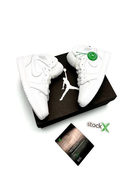 Nike Air Jordan 1 High All White В1361-849482 фото