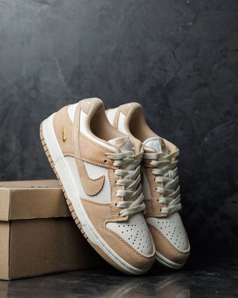 Nike SB Dunk Low Sail Metallic Gold ND NK369-1626144 фото