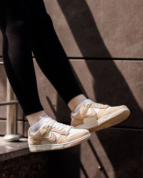 Nike SB Dunk Low Sail Metallic Gold ND NK369-1626144 фото