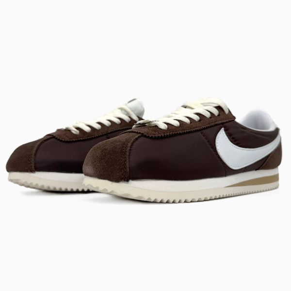 Nike Cortez Brown/White nik-0596-1050124 фото