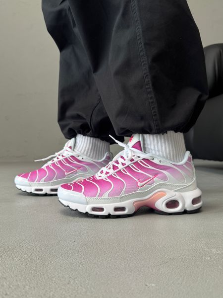 Nike Air Max TN Plus White/Pink nik-0541-985464 фото