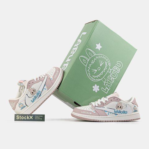 JORDAN 1 x TRAVIS SCOTT x LABUBU PINK (Оригінальна коробка) #art1570-1286135 фото