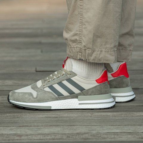 Adidas ZX 500 RM Grey Four Scarlet 1366-646151 фото