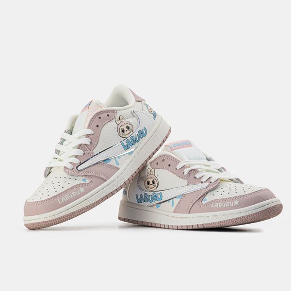 JORDAN 1 x TRAVIS SCOTT x LABUBU PINK (Оригінальна коробка) #art1570-1286135 фото