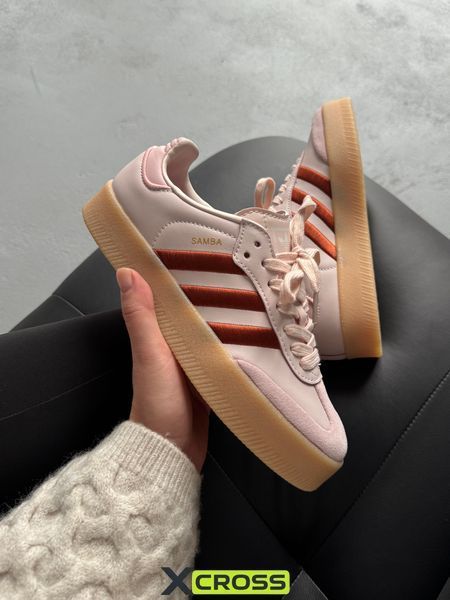 Adidas Samba Platform Pink/Bordo adi-0543-1374008 фото